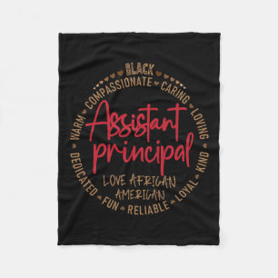 Black Instant Principal Liefde Afro-Amerikaans Fleece Deken