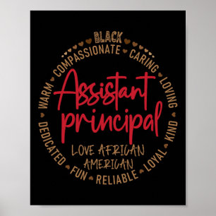 Black Instant Principal Liefde Afro-Amerikaans Poster