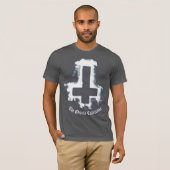 Black Inverted Cross Football Jersey Tshirt (Voorkant volledig)