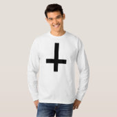 Black Inverted Cross T-shirt (Voorkant volledig)