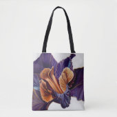 Black Iris Tote Bag (Voorkant)