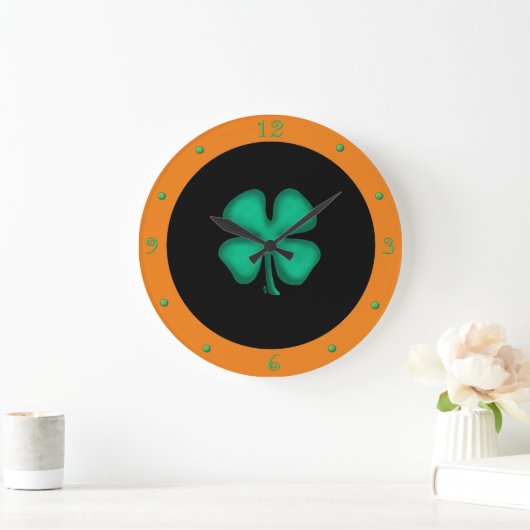 Black Irish Circle wandklok (Huis)