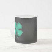 Black Irish frosted glass mok (Voorkant links)