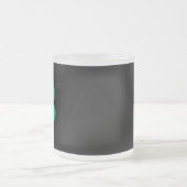 Black Irish frosted glass mok (Center)