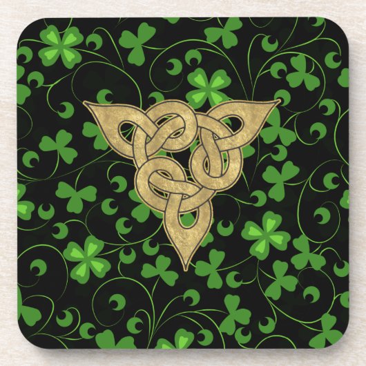 Black Irish Knotwork Onderzetter (Voorkant)
