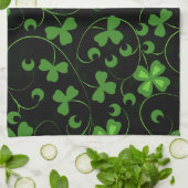 Black Irish Knotwork Theedoek (Gevouwen)