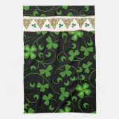 Black Irish Knotwork Theedoek (Verticaal)