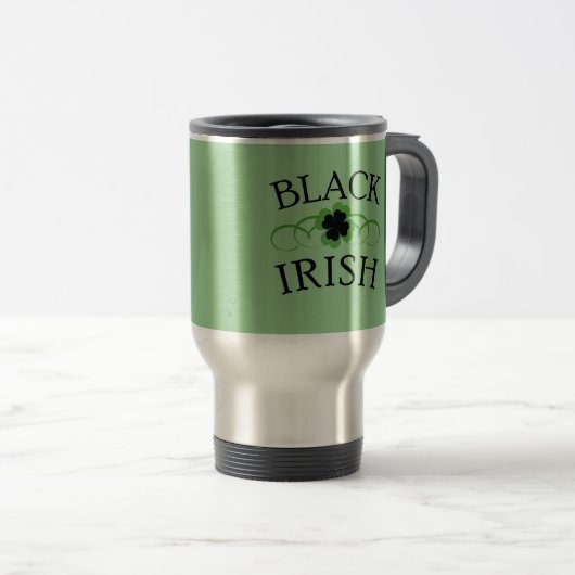 BLACK IRISH met Black Shamrock Reisbeker (Voorkant rechts)