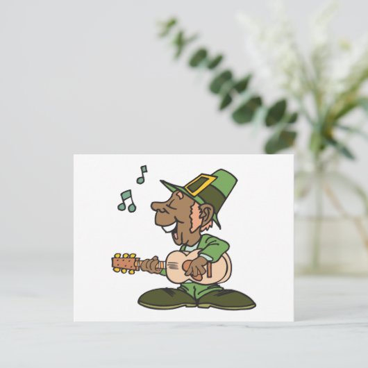 Black Irish Pride Briefkaart (Staand voorkant)