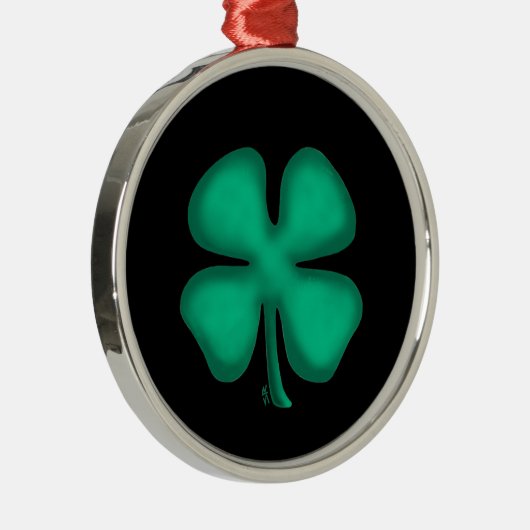 Black Irish round premium ornament (Rechts)