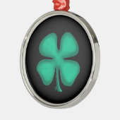 Black Irish round premium ornament (Links)