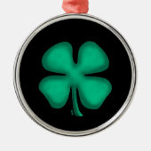 Black Irish round premium ornament (Voorkant)