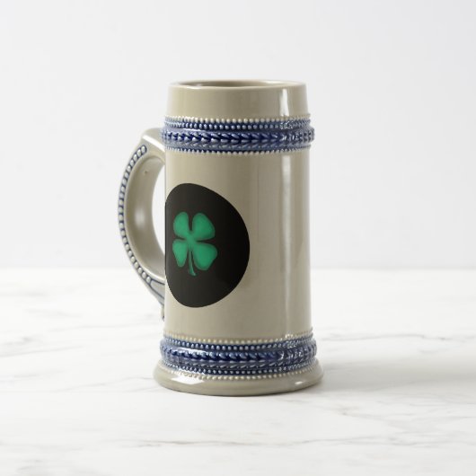 Black Irish stein Bierpul (Voorkant links)