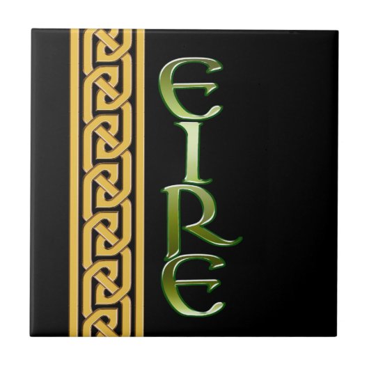 Black Irish Tegeltje (Voorkant)