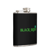 Black Irish w clover wrapped flask Heupfles (Rechts)