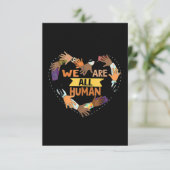 Black is Beautiful Black History Month Kaart (Staand voorkant)