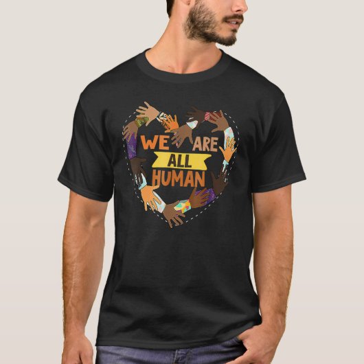 Black Is Beautiful Black History Month - We Are Al T-shirt (Voorkant)