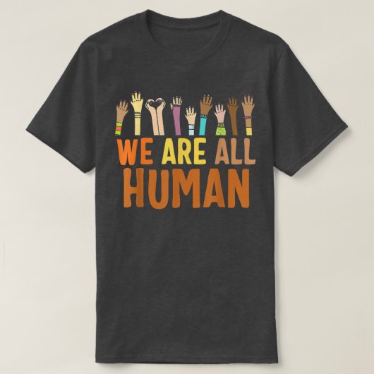 Black Is Beautiful Black History Month We Are All T-shirt (Design voorkant)