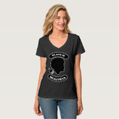 Black Is Beautiful Black Is Powerful Black Is Me T-shirt (Voorkant volledig)