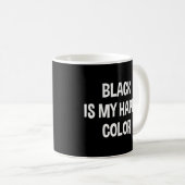 Black Is My Happy Color Gothic Emo Koffiemok (Voorkant rechts)