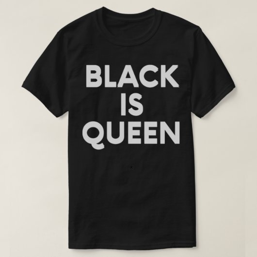 Black is Queen T-shirt (Design voorkant)