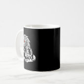 Black Jacob Fatu Wolf Koffiemok (Voorkant links)