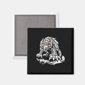Black Jacob Fatu Wolf Magneet (Voorkant / Achterkant)
