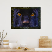 BLACK JAGUAR ~ BLACK PANTHER, grotere Art Print (Keuken)