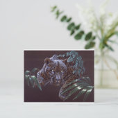Black Jaguar Briefkaart (Staand voorkant)
