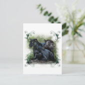 Black Jaguar Briefkaart (Staand voorkant)