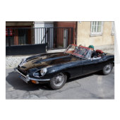 Black Jaguar E Type (Voorkant Horizontaal)