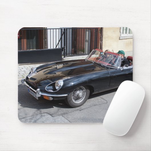 Black Jaguar E Type Muismat (Met muis)