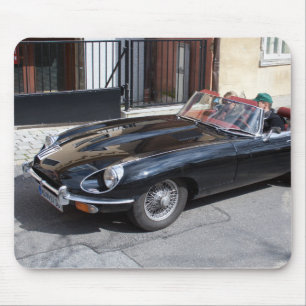 Black Jaguar E Type Muismat
