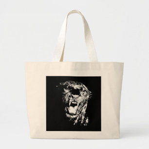 Black Jaguar Grote Tote Bag