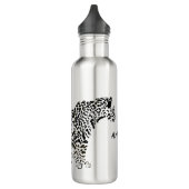 Black Jaguar Monogram Waterfles (Links)