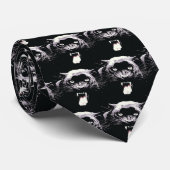Black Jaguar Panther Stropdas (Opgerold)