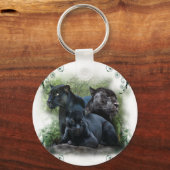 Black Jaguar Sleutelhanger (Voorkant)