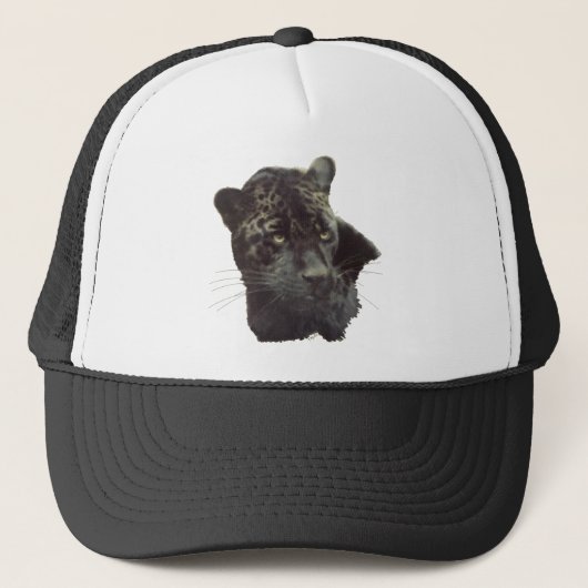 Black Jaguar Trucker Pet (Voorkant)