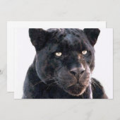 Black Jaguar Uitnodiging (Voorkant / Achterkant)
