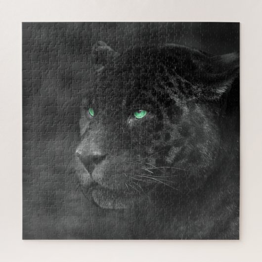 Black Jaguars Emerald Gaze Legpuzzel (Verticaal)