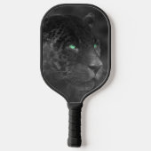 Black Jaguars Emerald Gaze Pickleball Paddle (Achterkant)