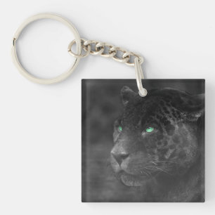 Black Jaguars Emerald Gaze Sleutelhanger