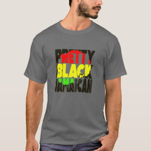 Black Jamaica Afro Jamaicaanse vrouwen Jamaica T-shirt