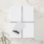 Black Jazz Dance Schoen Danser Verjaardagsfeest Cadeaulabel (Met Touw)