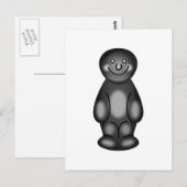 Black Jelly Baby Briefkaart (Voorkant / Achterkant)