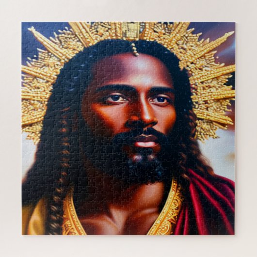Black Jesus 676-Piece Jigzaag Puzzle Legpuzzel (Horizontaal)