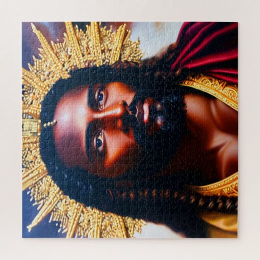 Black Jesus 676-Piece Jigzaag Puzzle Legpuzzel (Verticaal)