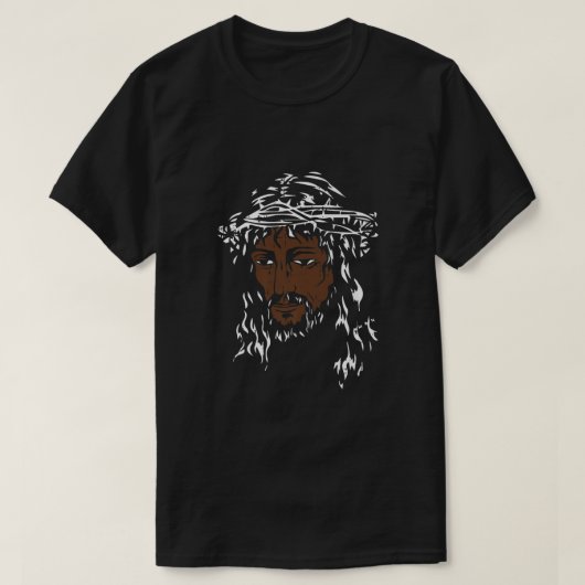 Black Jesus Black History Maand BLM Melanin T-shirt (Design voorkant)