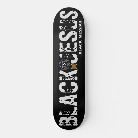 BLACK JESUS BLACK MESSIAH Skateboard (Voorkant)