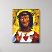 Black Jesus Canvas Afdruk (Voorkant)